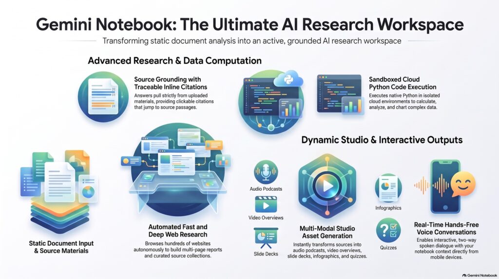 Gemini Notebook AI Research Workspace